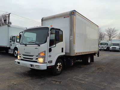 Isuzu NPR HD 16 ft Box Truck - 215HP, 6 Speed Automatic, Roll up Door, Liftgate
