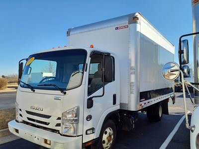 Isuzu NPR HD 16 ft Box Truck - 215HP, 6 Speed Automatic, Roll up Door, Liftgate