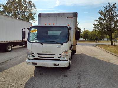 Isuzu NPR HD 16 ft Box Truck - 215HP, 6 Speed Automatic, Roll up Door, Liftgate