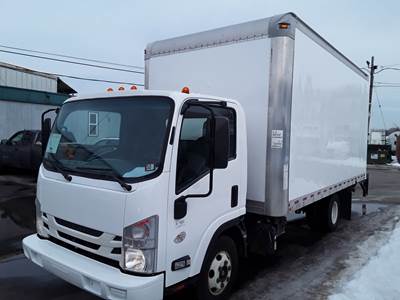 Isuzu NPR HD 16 ft Box Truck - 6 Speed Automatic, Roll up Door, Liftgate