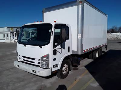 Isuzu NPR HD 16 ft Box Truck - 6 Speed Automatic, Roll up Door, Liftgate