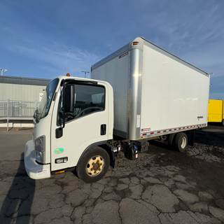 Isuzu NPR HD 16 ft Box Truck - 215HP, 6 Speed Automatic, Swing Door