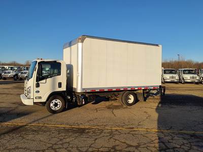 Isuzu NPR HD 16 ft Box Truck - 6 Speed Automatic, Roll up Door, Liftgate
