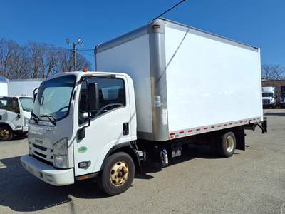 Isuzu NPR HD 16 ft Box Truck - 215HP, 6 Speed Automatic, Roll up Door, Liftgate