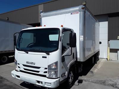 Isuzu NPR HD 16 ft Box Truck - 215HP, 6 Speed Automatic, Roll up Door, Liftgate