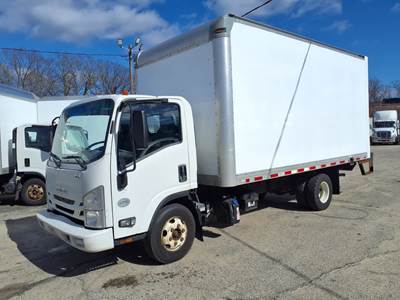 Isuzu NPR HD 16 ft Box Truck - 215HP, 6 Speed Automatic, Roll up Door, Liftgate