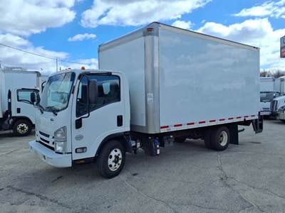 Isuzu NPR HD 16 ft Box Truck - 215HP, 6 Speed Automatic, Roll up Door, Liftgate
