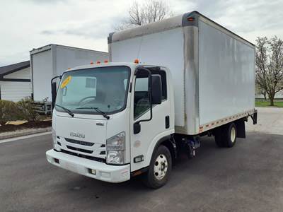 Isuzu NPR HD 16 ft Box Truck - 215HP, 6 Speed Automatic, Roll up Door, Liftgate