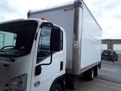 Isuzu NPR HD 16 ft Box Truck - 215HP, 6 Speed Automatic, Roll up Door, Liftgate