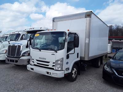 Isuzu NPR HD 16 ft Box Truck - 215HP, 6 Speed Automatic, Roll up Door, Liftgate