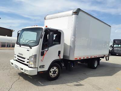 Isuzu NPR HD 16 ft Box Truck - 215HP, 6 Speed Automatic, Roll up Door, Liftgate