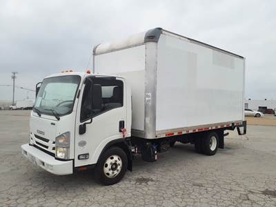 Isuzu NPR HD 16 ft Box Truck - 215HP, 6 Speed Automatic, Roll up Door, Liftgate