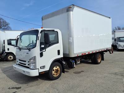 Isuzu NPR HD 16 ft Box Truck - 215HP, 6 Speed Automatic, Roll up Door, Liftgate