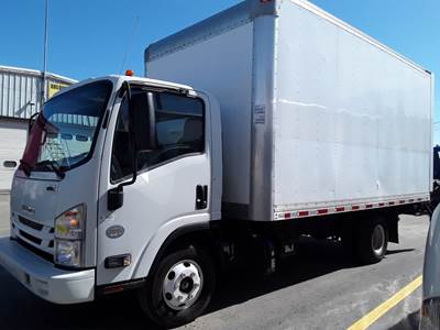 Isuzu NPR HD 16 ft Box Truck - 6 Speed Automatic, Roll up Door, Liftgate