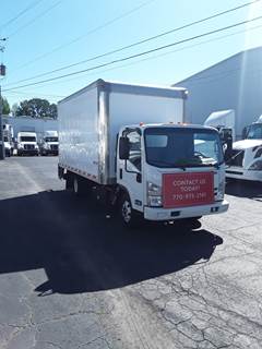 Isuzu NPR HD 16 ft Box Truck - 215HP, 6 Speed Automatic, Roll up Door, Liftgate