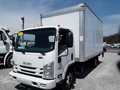 Isuzu NPR HD 16 ft Box Truck - 215HP, 6 Speed Automatic, Roll up Door, Liftgate