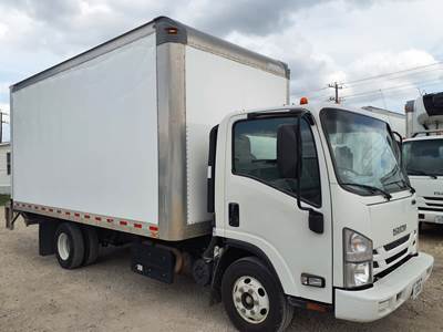 Isuzu NPR HD 16 ft Box Truck - 215HP, 6 Speed Automatic, Roll up Door, Liftgate
