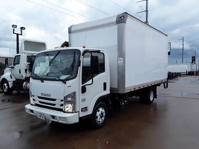 Isuzu NPR HD 16 ft Box Truck - 215HP, 6 Speed Automatic, Roll up Door, Liftgate