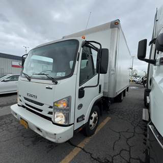 Isuzu NPR HD 16 ft Box Truck - 215HP, 6 Speed Automatic, Roll up Door, Liftgate