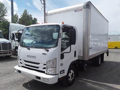 Isuzu NPR HD 16 ft Box Truck - 215HP, 6 Speed Automatic, Roll up Door, Liftgate