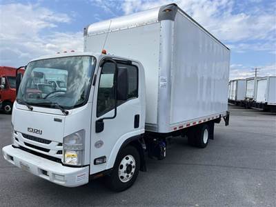 Isuzu NPR HD 16 ft Box Truck - 215HP, 6 Speed Automatic, Roll up Door, Liftgate