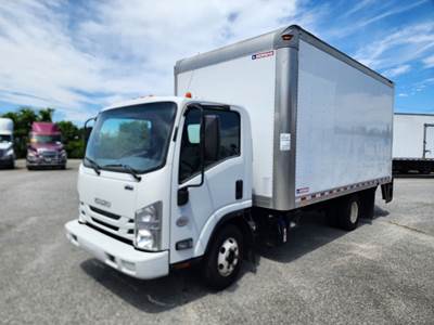 Isuzu NPR HD 16 ft Box Truck - 215HP, 6 Speed Automatic, Roll up Door, Liftgate