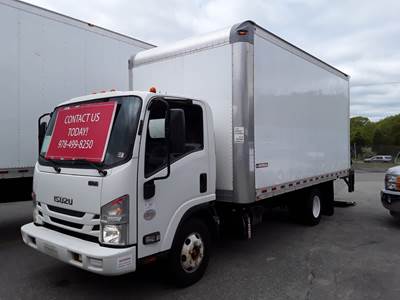 Isuzu NPR HD 16 ft Box Truck - 215HP, 6 Speed Automatic, Roll up Door, Liftgate