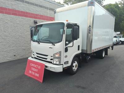 Isuzu NPR HD 16 ft Box Truck - 215HP, 6 Speed Automatic, Roll up Door, Liftgate