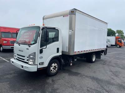 Isuzu NPR HD 16 ft Box Truck - 215HP, 6 Speed Automatic, Roll up Door, Liftgate