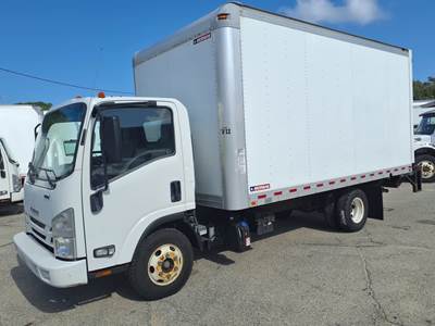Isuzu NPR HD 16 ft Box Truck - 215HP, 6 Speed Automatic, Roll up Door, Liftgate
