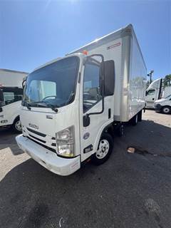Isuzu NPR HD 16 ft Box Truck - 215HP, 6 Speed Automatic, Roll up Door, Liftgate