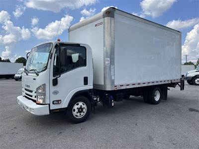 Isuzu NPR HD 16 ft Box Truck - 215HP, 6 Speed Automatic, Roll up Door, Liftgate