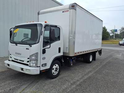 Isuzu NPR HD 16 ft Box Truck - 215HP, 6 Speed Automatic, Roll up Door, Liftgate