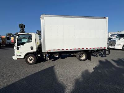 Isuzu NPR HD 16 ft Box Truck - 215HP, 6 Speed Automatic, Roll up Door, Liftgate
