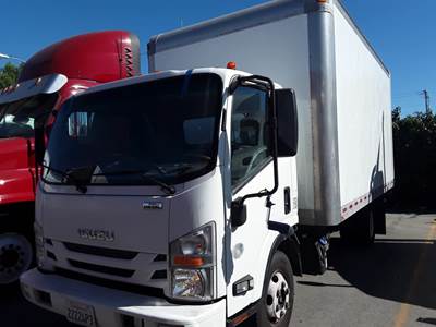 Isuzu NPR HD 16 ft Box Truck - 215HP, 6 Speed Automatic, Roll up Door, Liftgate