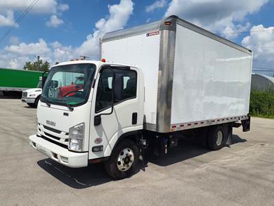 Isuzu NPR HD 16 ft Box Truck - 215HP, 6 Speed Automatic, Roll up Door, Liftgate
