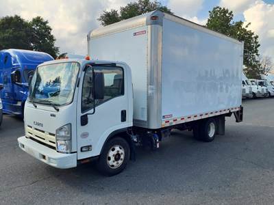 Isuzu NPR HD 16 ft Box Truck - 215HP, 6 Speed Automatic, Roll up Door, Liftgate