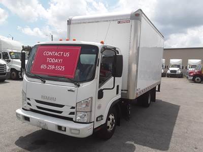 Isuzu NPR HD 16 ft Box Truck - 215HP, 6 Speed Automatic, Roll up Door