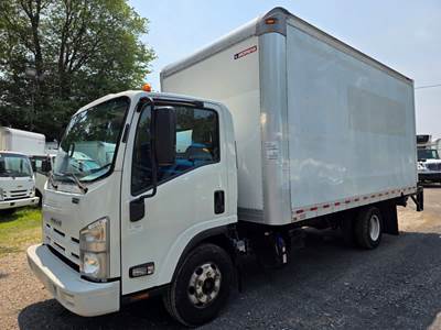 Isuzu NPR HD 16 ft Box Truck - 215HP, 6 Speed Automatic, Roll up Door, Liftgate