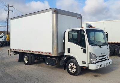 Isuzu NPR HD 16 ft Box Truck - 215HP, 6 Speed Automatic, Roll up Door, Liftgate