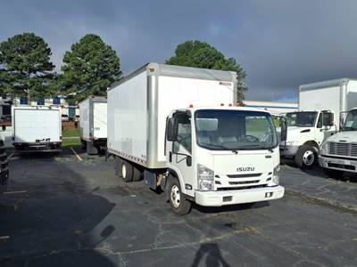 Isuzu NPR HD 16 ft Box Truck - 215HP, 6 Speed Automatic, Roll up Door, Liftgate