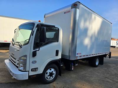 Isuzu NPR HD 16 ft Box Truck - 215HP, 6 Speed Automatic, Roll up Door, Liftgate