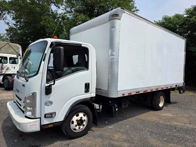 Isuzu NPR HD 16 ft Box Truck - 215HP, 6 Speed Automatic, Roll up Door, Liftgate