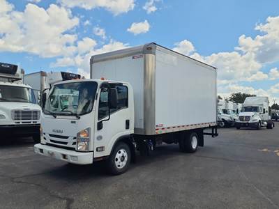 Isuzu NPR HD 16 ft Box Truck - 215HP, 6 Speed Automatic, Roll up Door