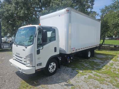Isuzu NPR HD 16 ft Box Truck - 215HP, 6 Speed Automatic, Roll up Door, Liftgate