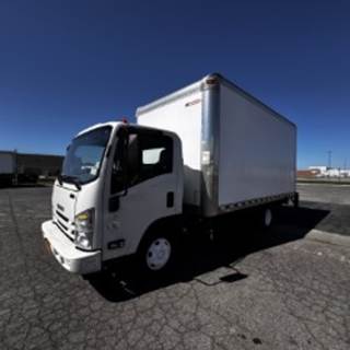Isuzu NPR HD 16 ft Box Truck - 215HP, 6 Speed Automatic, Roll up Door, Liftgate