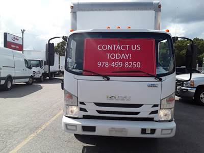Isuzu NPR HD 16 ft Box Truck - 215HP, 6 Speed Automatic, Roll up Door, Liftgate