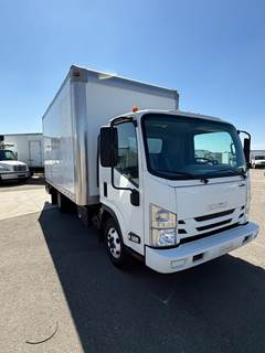 Isuzu NPR HD 16 ft Box Truck - 215HP, 6 Speed Automatic, Roll up Door, Liftgate
