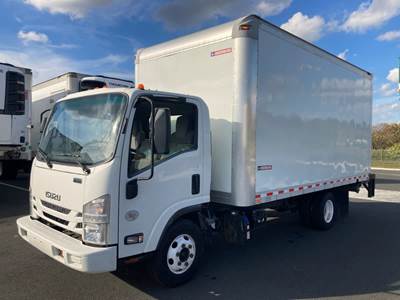 Isuzu NPR HD 16 ft Box Truck - 215HP, 6 Speed Automatic, Roll up Door, Liftgate
