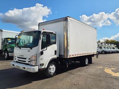 Isuzu NPR HD 16 ft Box Truck - 215HP, 6 Speed Automatic, Roll up Door, Liftgate